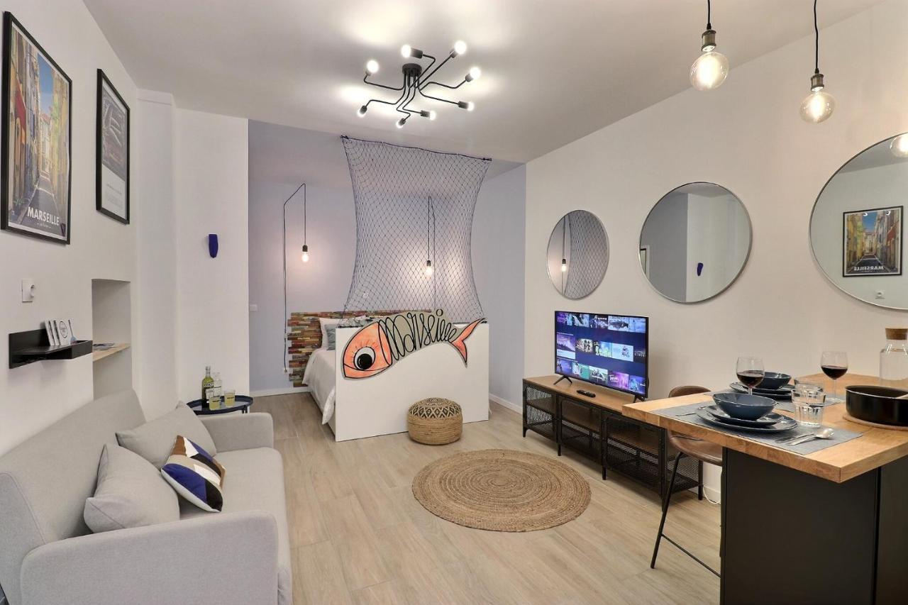 La Sardine Du Panier Apartment Marseille Luaran gambar